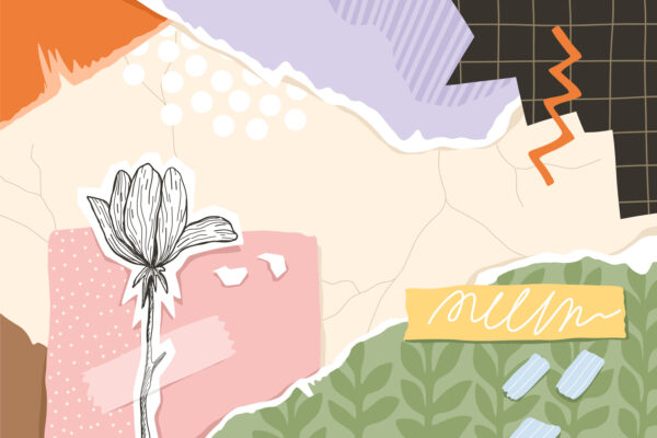 Collage fleur